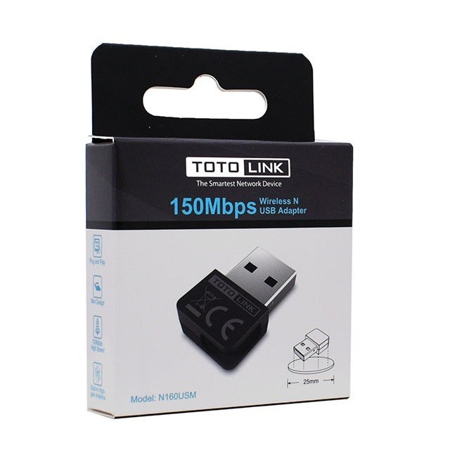 TOTOLINK N160USM | 150Mbps Wireless N Mini USB WiFi Adapter