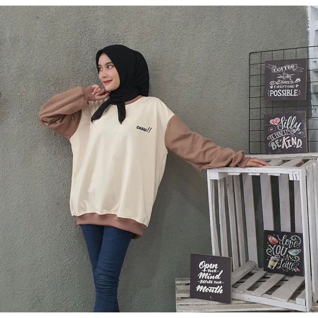 [COD] Sweater Oversize Wanita Lonely Bear XXL LD 130