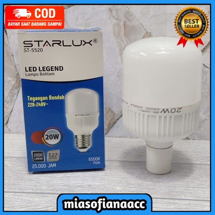 (COD) LAMPU LED / BOHLAM LED 20w LEGEND STARLUX ST 5520