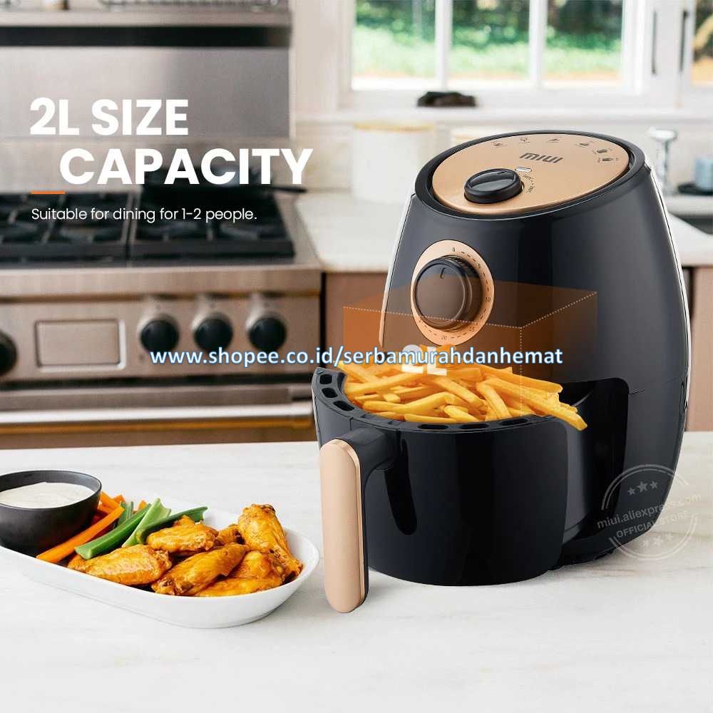 MIUI Smart Air Fryer Mesin Penggoreng Tanpa Minyak 2L