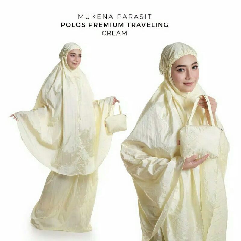 Mukena dewasa traveling/ parasit premium