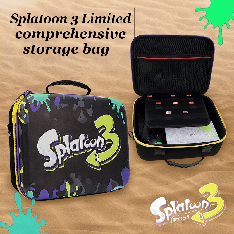 Case Pelindung Penyimpanan Konsol Game Nintendo Switch Splatoon 3 Tema V1 V2 / OLED