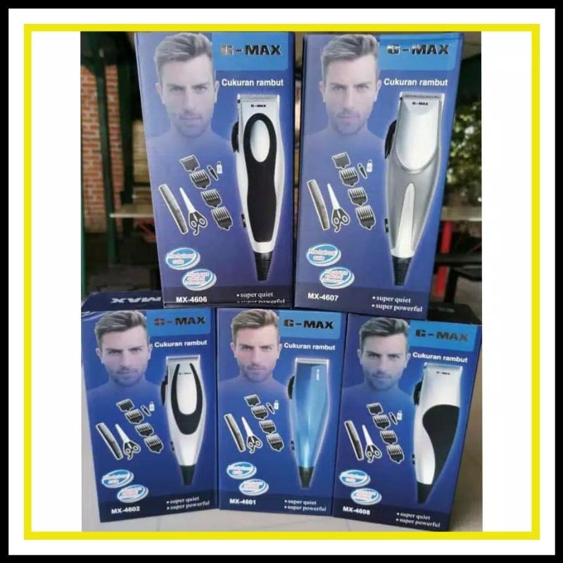 Promo Terbaru!!! Alat CukurRambut/Janggut Hair Clipper G-MAX MX-4607 Mudah DIgunakan dan berkualitas