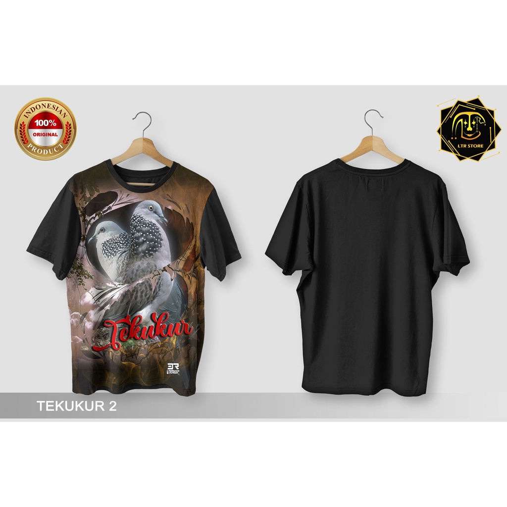 [ BAYAR DI TEMPAT ] BAJU PRINTING GAMBAR BURUNG TEKUKUR 2 - KAOS DISTRO ORIGINAL MOTIF HEWAN BINATAN