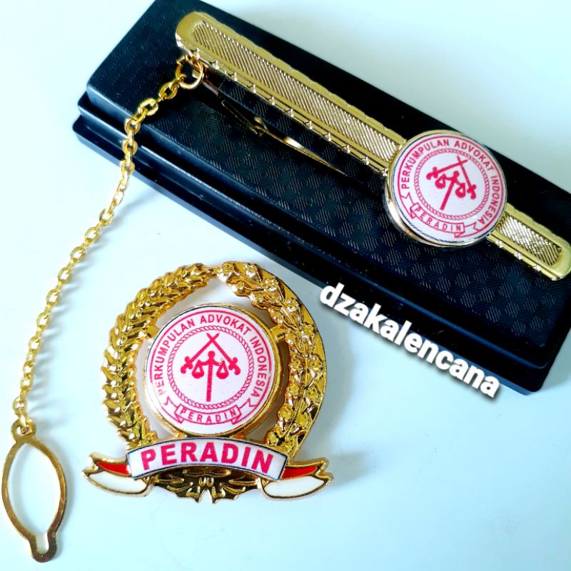 PIN ADVOKAT PERADIN MAGNET & JEPITAN DASI PERADIN