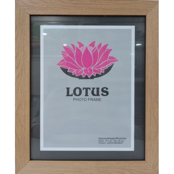 Bingkai 10R Minimalis Serat Kayu