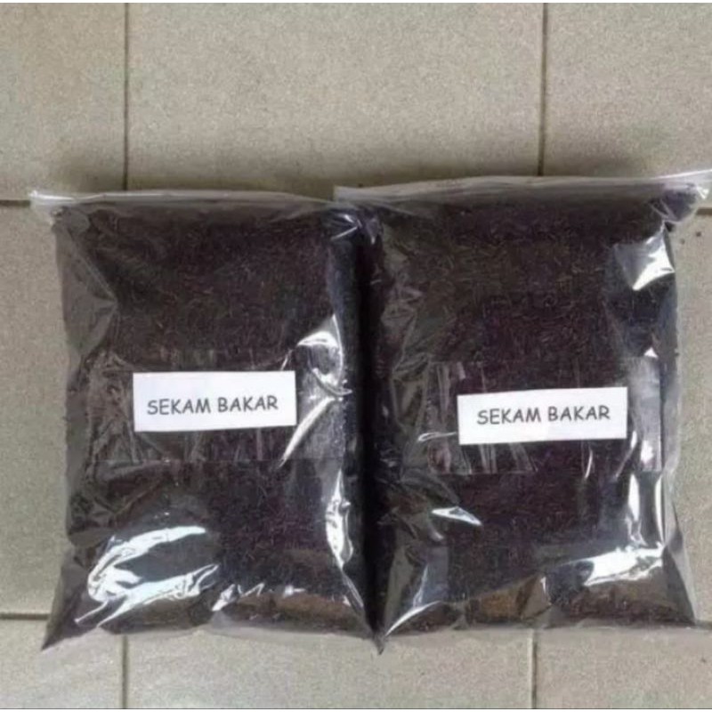 Media tanam sekam bakar-sekam bakar 500gram