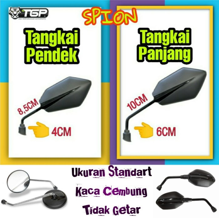 Spion Motor Evo Vario 125 150 Honda  Aksesoris Variasi TGP Beat Cb150R PCX ADV Supra Grand Karisma-8