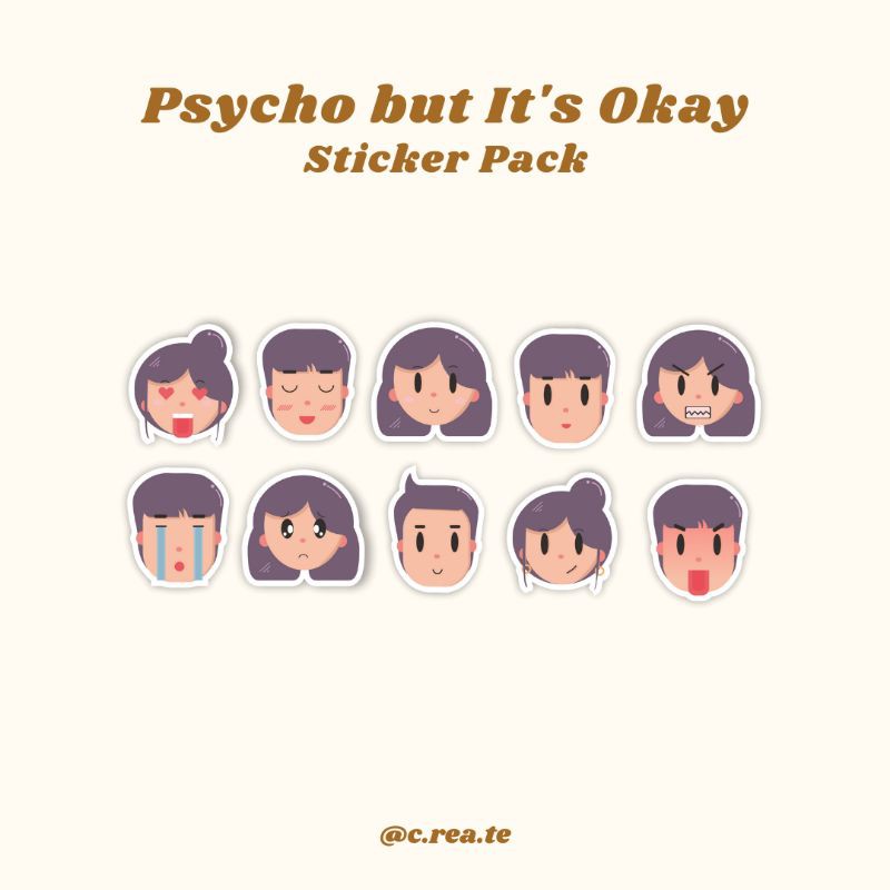 Psycho but It's Okay Sticker Pack