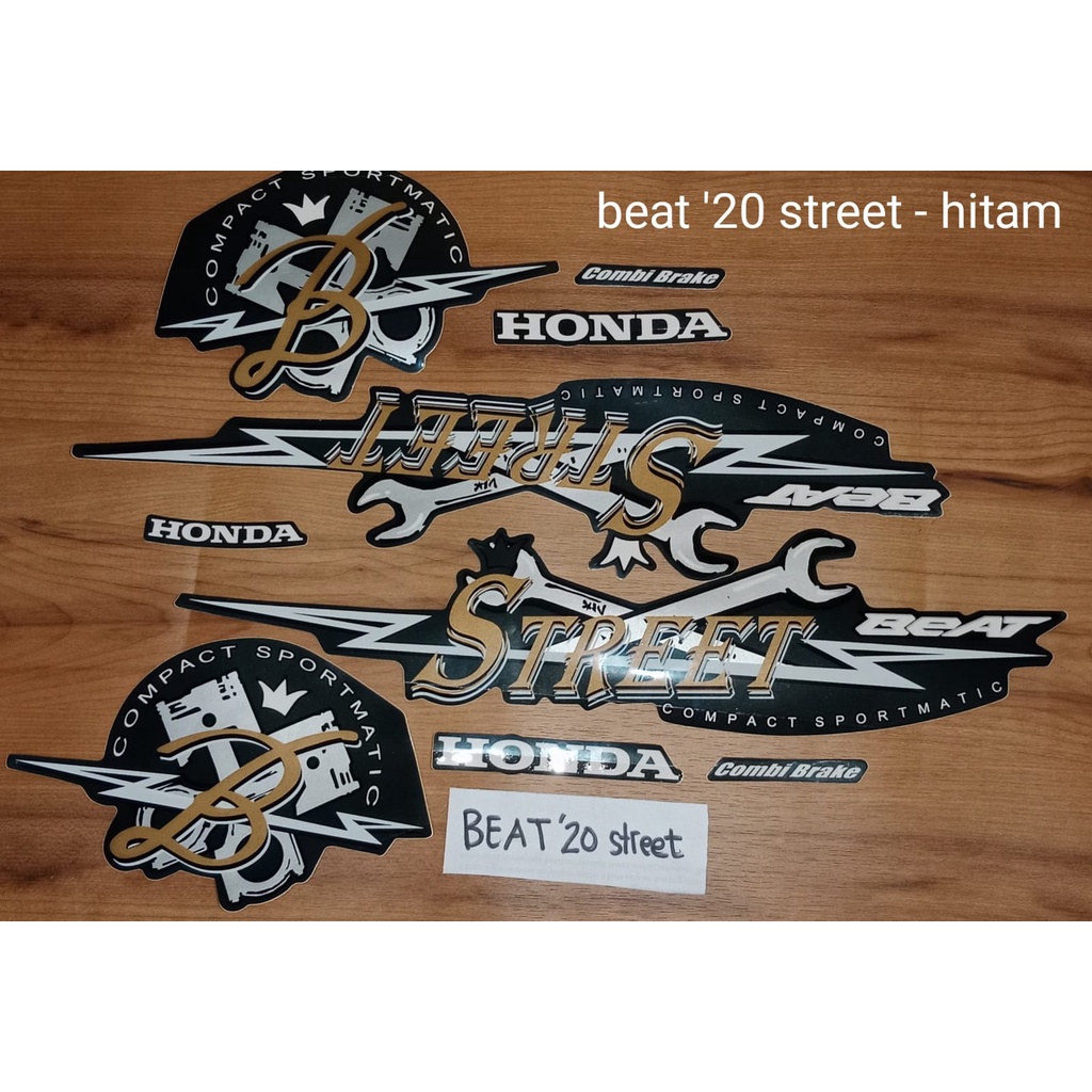 Stiker bodi Lis bodi Striping Beat 2020 STREET semua warna