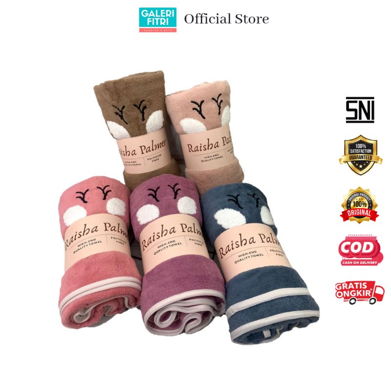 Handuk Cute Polyester - Handuk Polyester Jumbo - Handuk Jumbo - Handuk Jumbo Polyester
