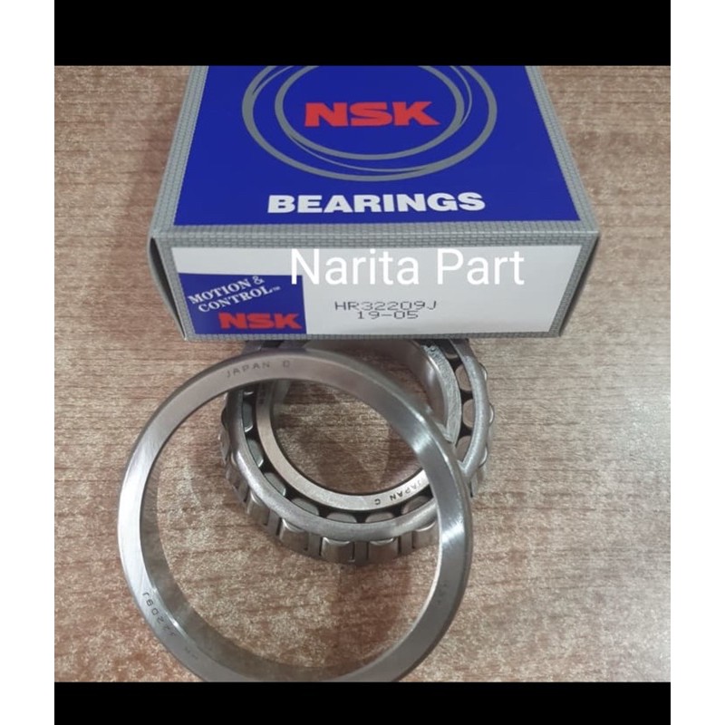 Tapered bearing 32209 NSK Asli Roda belakang Isuzu KAD / Bison