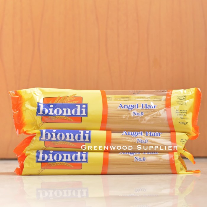 

pasta-aneka- pasta biondi - angel hair 500g (best seller) -aneka-pasta.