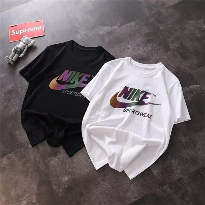 Clothing May - Kaos Nike Sportswear Reflektif Rainbow Kaos Koas Dewasa Anak Karater Distro Kekinin Tshirt Premium Murah Unisex Wanita Pria Cowok Cewek Bahan Cotton Combed 30S Katun Kombed Sablon Dtf Murah Premium Oversize Kaus Oblong