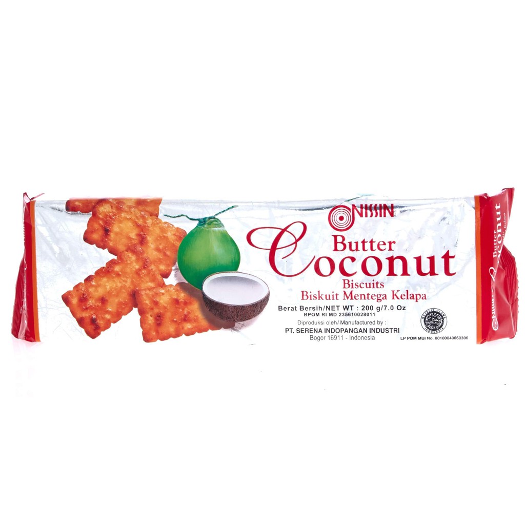 

NISSIN BUTTER COCONUT 200 GRAM 1 KARTON ISI 24 PAK