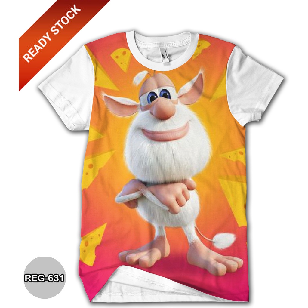 Baju Booba Cheese Baju Anak 3D Kartun Animasi #REG-631