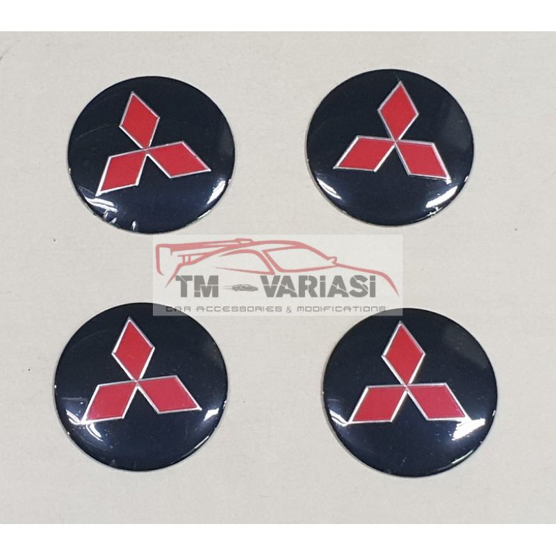 Cover Pelapis Tengah Dop center Velg Ban Mobil Aluminium Mitsubishi