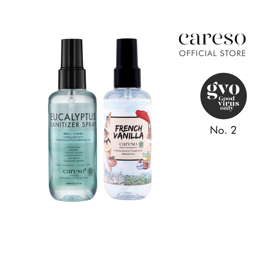 

GVO - No.2 (Eucalyptus Sanitizer + French Vanilla - 100ml)