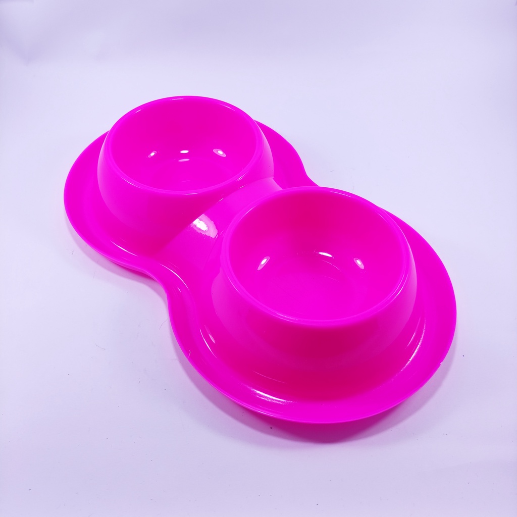 AKSESORIS KUCING MURAH TEMPAT MAKAN KUCING ANTI SEMUT DOUBLE PLATE AKSESORIS KUCING