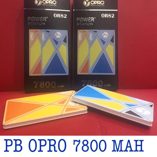 Power Bank OPRO 7800 MAH