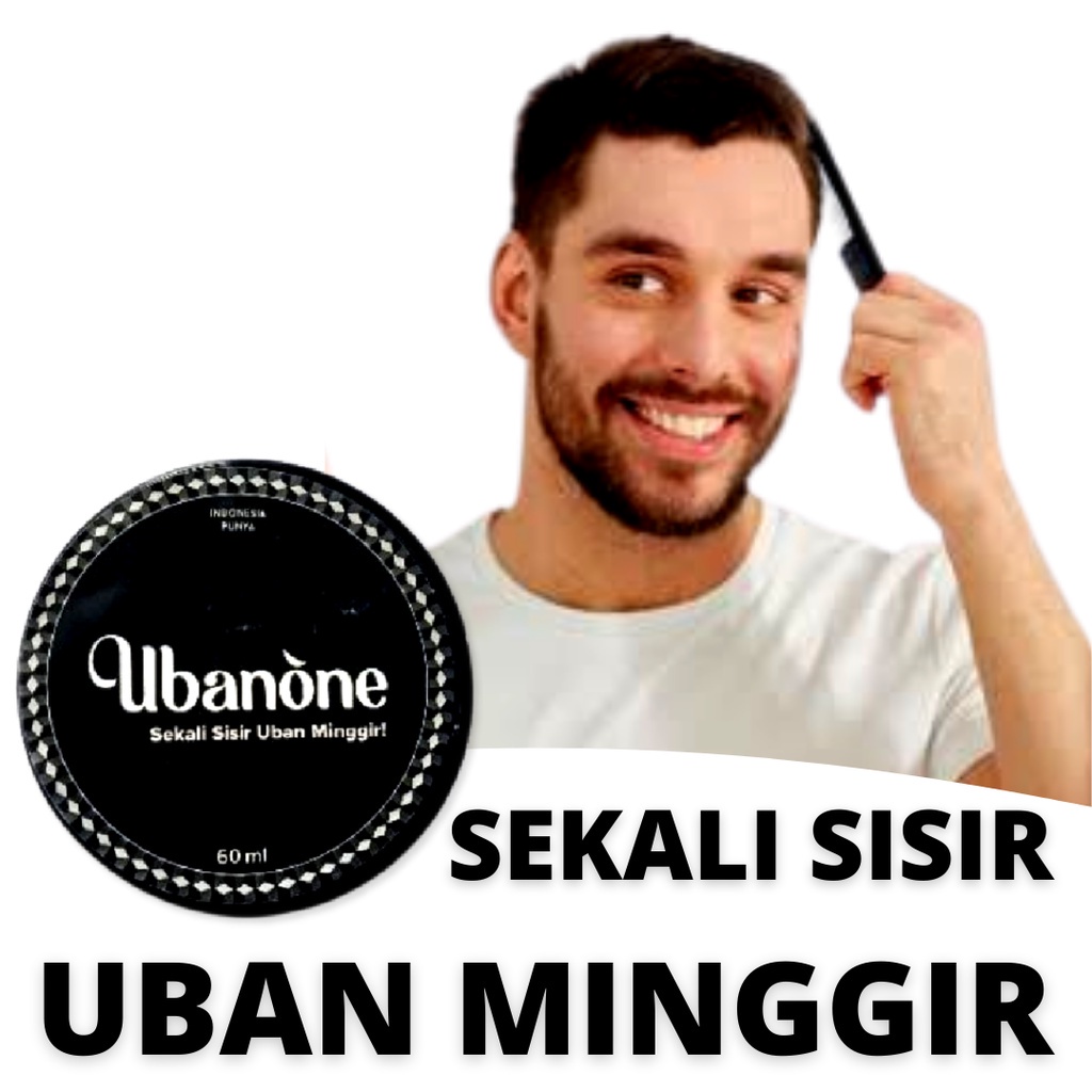 Obat Penghilang Uban Diusia Muda Permanen Ampuh Penghitam Rambut Beruban Ubanone Asli Original BPOM