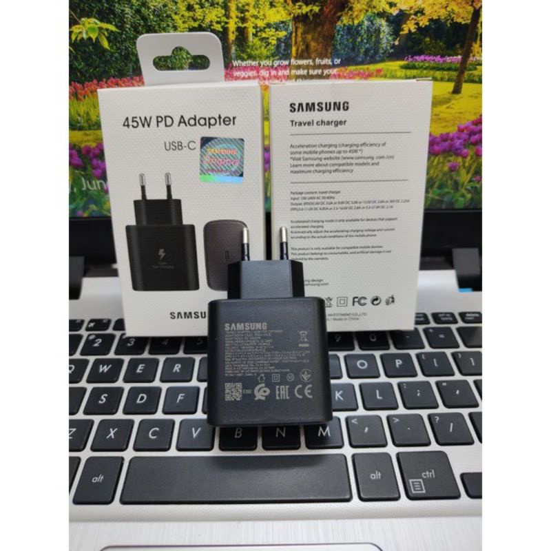 BATOK ADAPTOR CASAN SAMSUNG 45W USB-C ORIGINAL FAST CHARGING