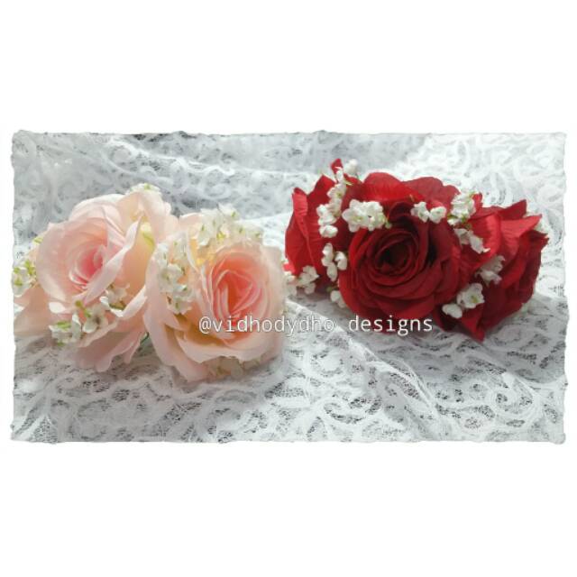 Flower hairpiece / flower hijab