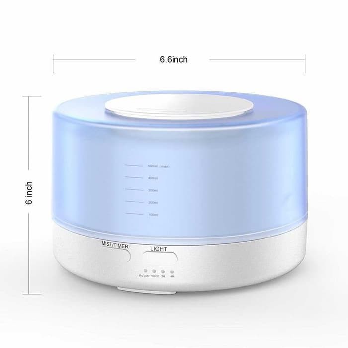 Aromatherapy Air Humidifier 7 Color 500ml Remote Control Aroma Terapi