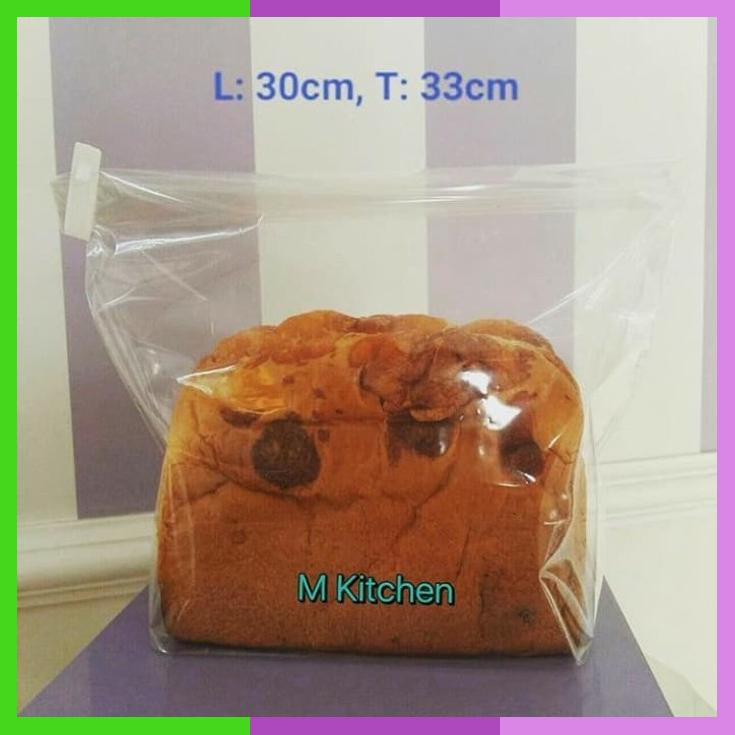 Plastik Opp Roti Tawar Besar 100Pcs