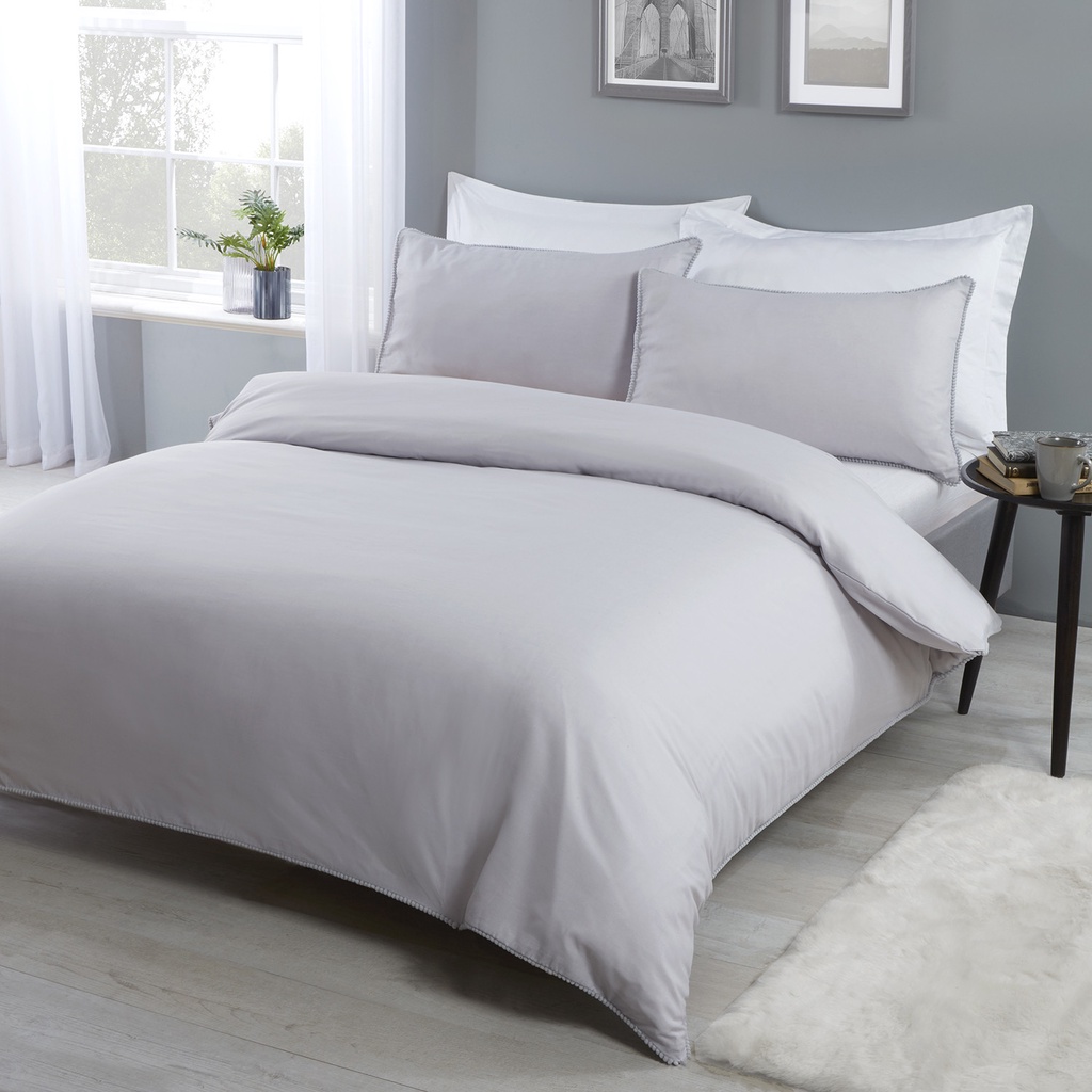 Duvet Cover Selimut Hotel 100% Katun Putih Polos Single Double