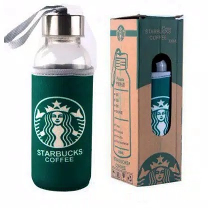 Botol Minum Starbucks + Pouch 300ml