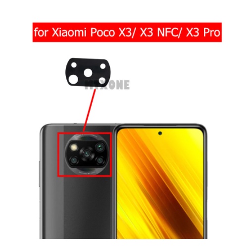 Camera Lens Lensa kamera kaca kamera belakang Xiaomi Poco X3 NFC - X3 Pro