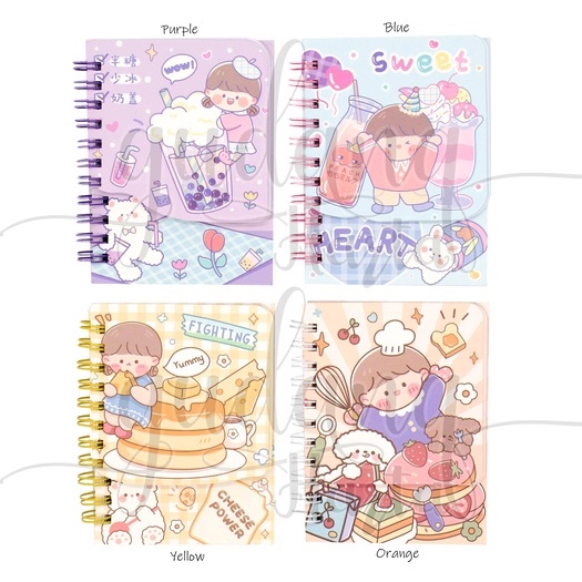 Notebook Mini Sweet Tooth Buku Catatan Mini Motif Cewek Lucu GH 308539