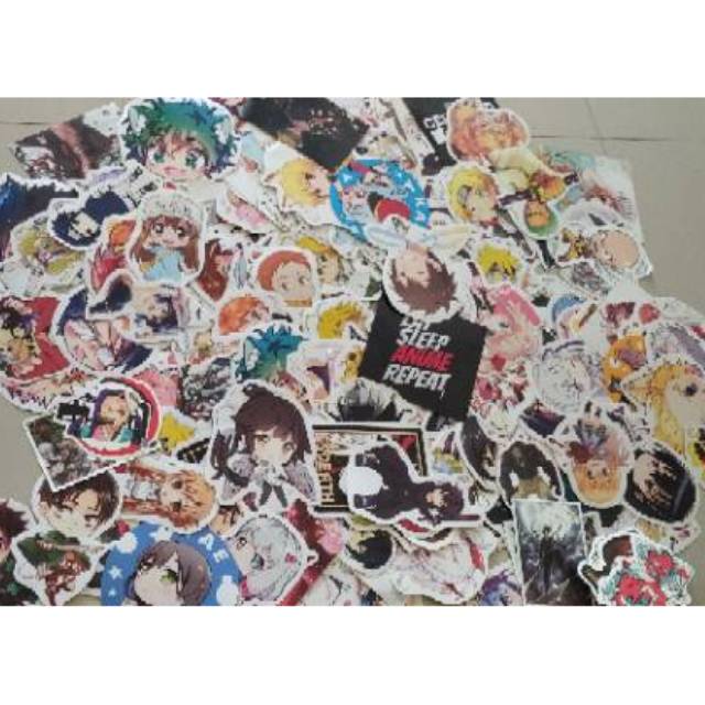 Murah Dan Keren  Stiker  Anime Favorit Otaku Wibu Anime 