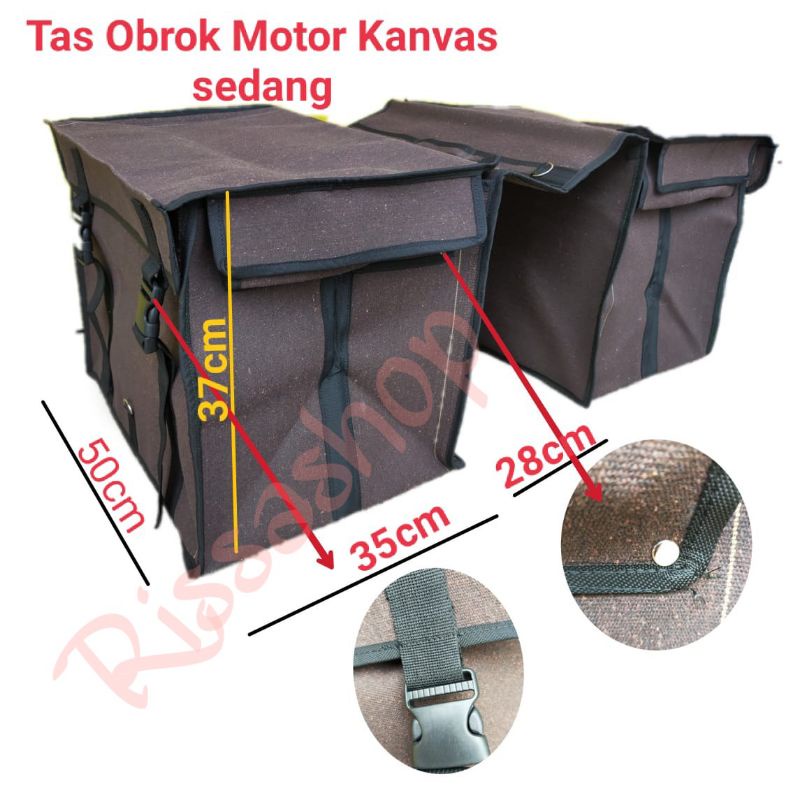 TAS OBROK KURIR MOTOR TERPAL SEDANG
