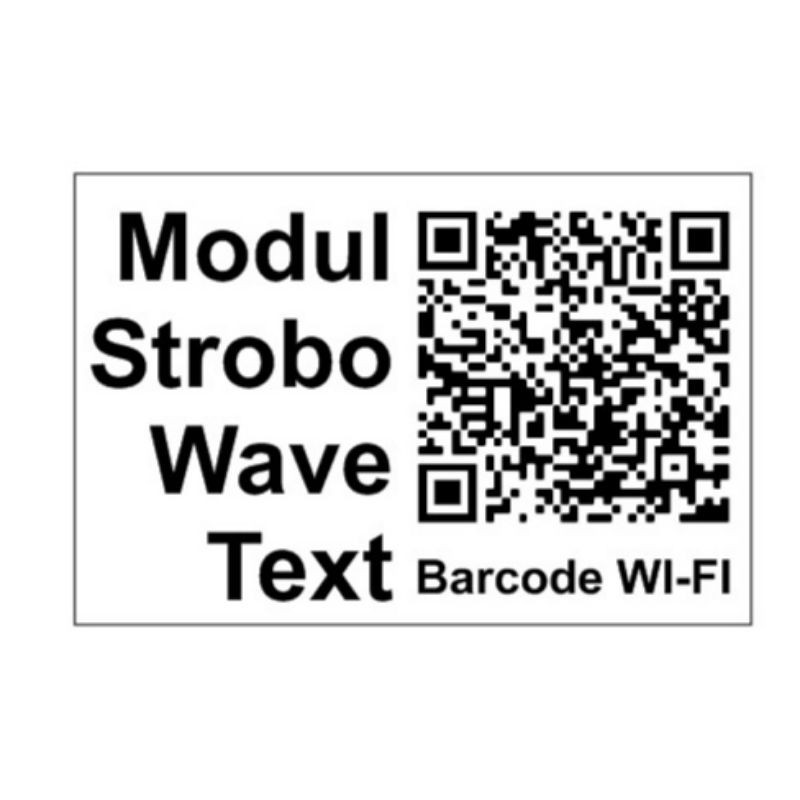 MODUL STROBO wave text wifi 7 baris  input 24 volt outpu 12 volt