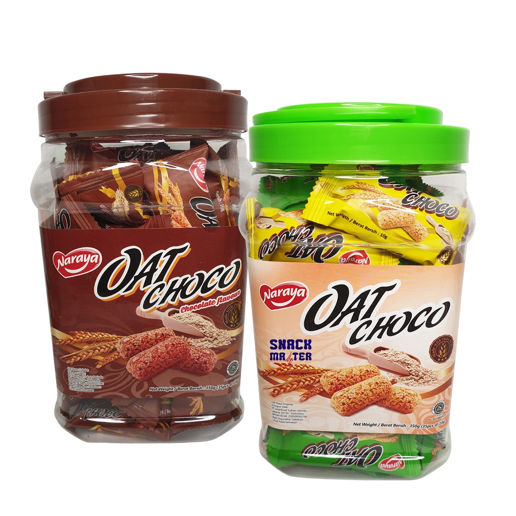 

Naraya Oat Toples - Netto 350 gr (Isi 35pcs)