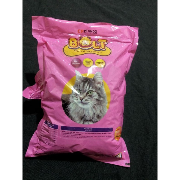 Makanan Kucing Bolt Salmon Repack