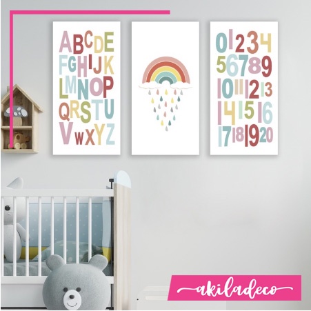 Dekorasi Kamar Anak Hiasan Dinding Untuk Anak Kids Home Decor Poster anak (Kids 04)