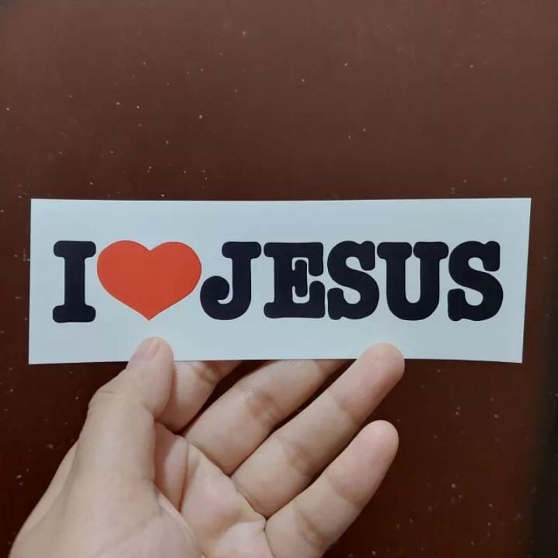 

STIKER ROHANI I LOVE JESUS UNTUK SOUVENIR