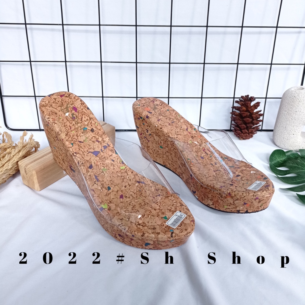 Promo Sandal Wedges Mika Wanita Termurah / Sandal Wedges Wanita Terbaru / Sandal Wanita Original / Sandal Wanita Korea / Sandal Wanita