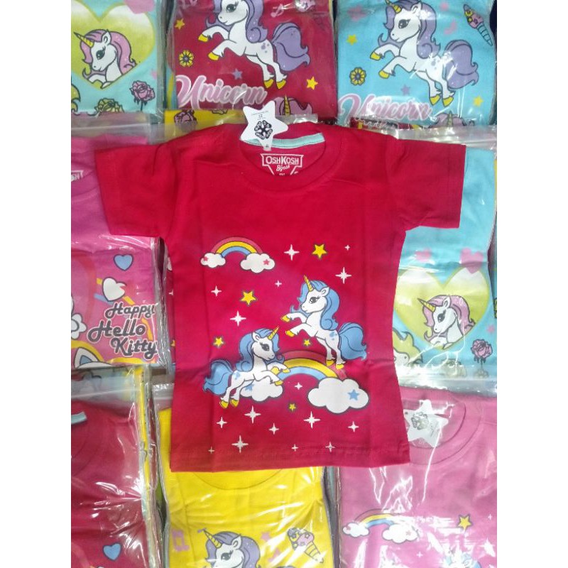 (COD) KAOS ATASAN ANAK TERBARU (USIA 2-7 TH)