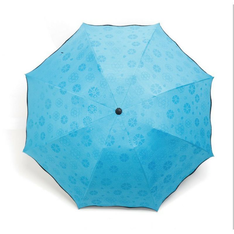 Payung 3 Dimensi / Payung 3D / Berubah Motif Saat Hujan Plus Sarung Payung/ Payung lipat
