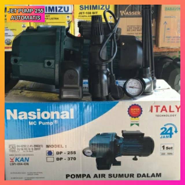 Pompa Jet Pump Otomatis Nasional 255 Pompa Sumur Dalam Jet Pump Nasional