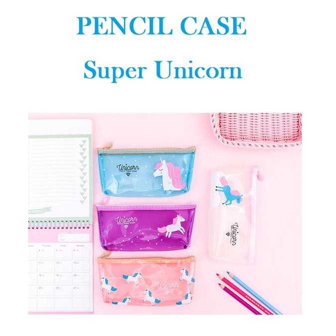 

TP0023 Tempat pensil Super Unicorn / Tempat Kosmetik - Ungu BIG SALE