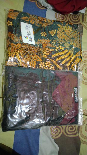 Kemeja Batik Lengan Panjang Sogan  Murah