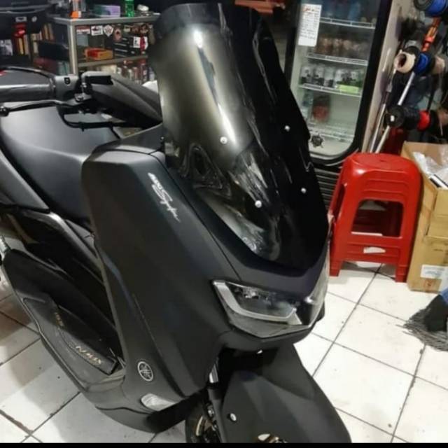 Visor windshield New Nmax 2020 model XMAX Hitam Putih Clear Bening Smoke Rayben