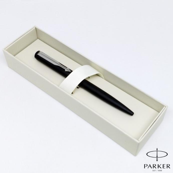 

Pulpen Parker Vector Matte Black Chrome Trim (Klip Silver) Ball Point