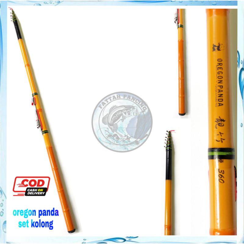 Joran Tegek Oregon Panda 540 Kolongan Siap Pakai