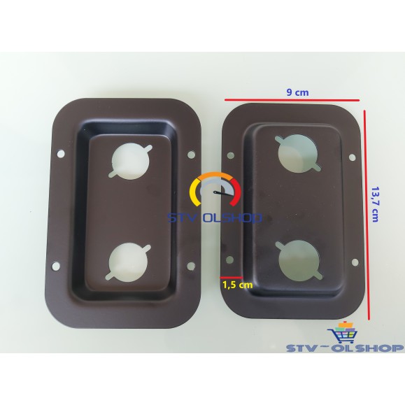 Terminal Plat Spicon 2 Lubang / Terminal Besi Plat 2 Spicon